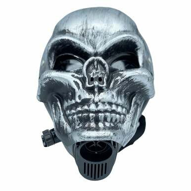 Gas Mask w/ Acrylic Pipe - SKULL MASK